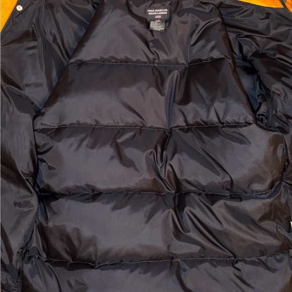 Vintage Men’s Orange Size Large Polo Jeans Co Ralph Lauren Puffer 🧡 - Picture 8 of 13